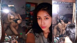 Young Slim Girl Enjoying Boyfriend Fucking Mms Video